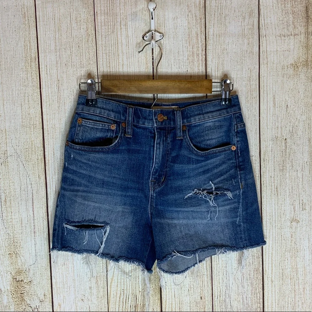 Madewell High Rise Denim Shorts